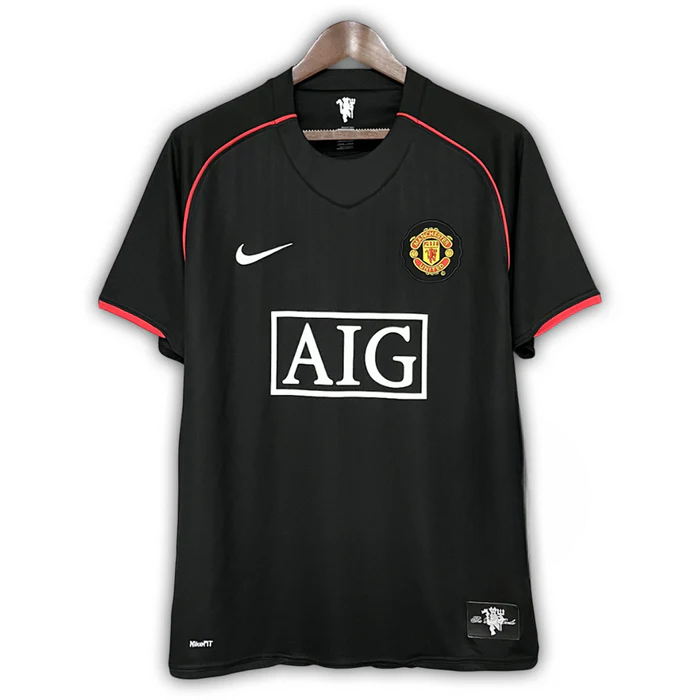 Camisa Manchester United II 2007/2008 - Torcedor Nike Masculina - Preta