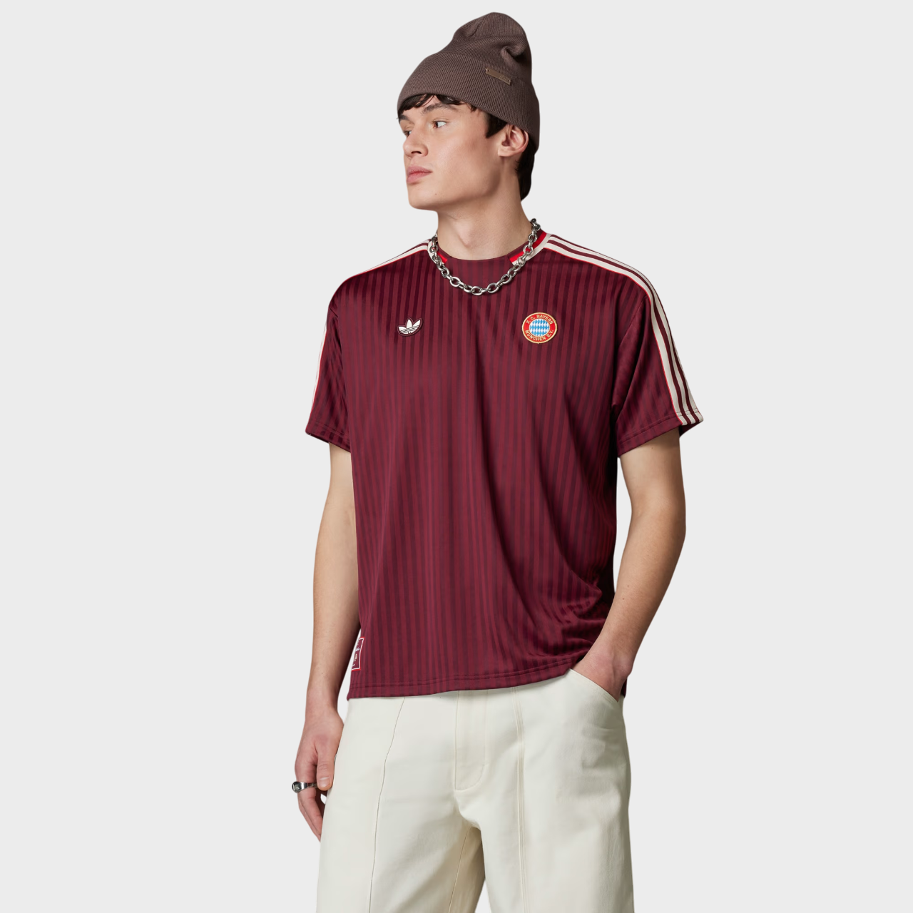 Camisa Bayern de Munique Terrace Icons 25/26 - Adidas - Vermelha