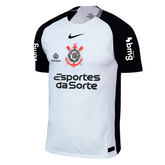 Camisa Corinthians I 25/26 - Jogador - Branca + Patrocínios