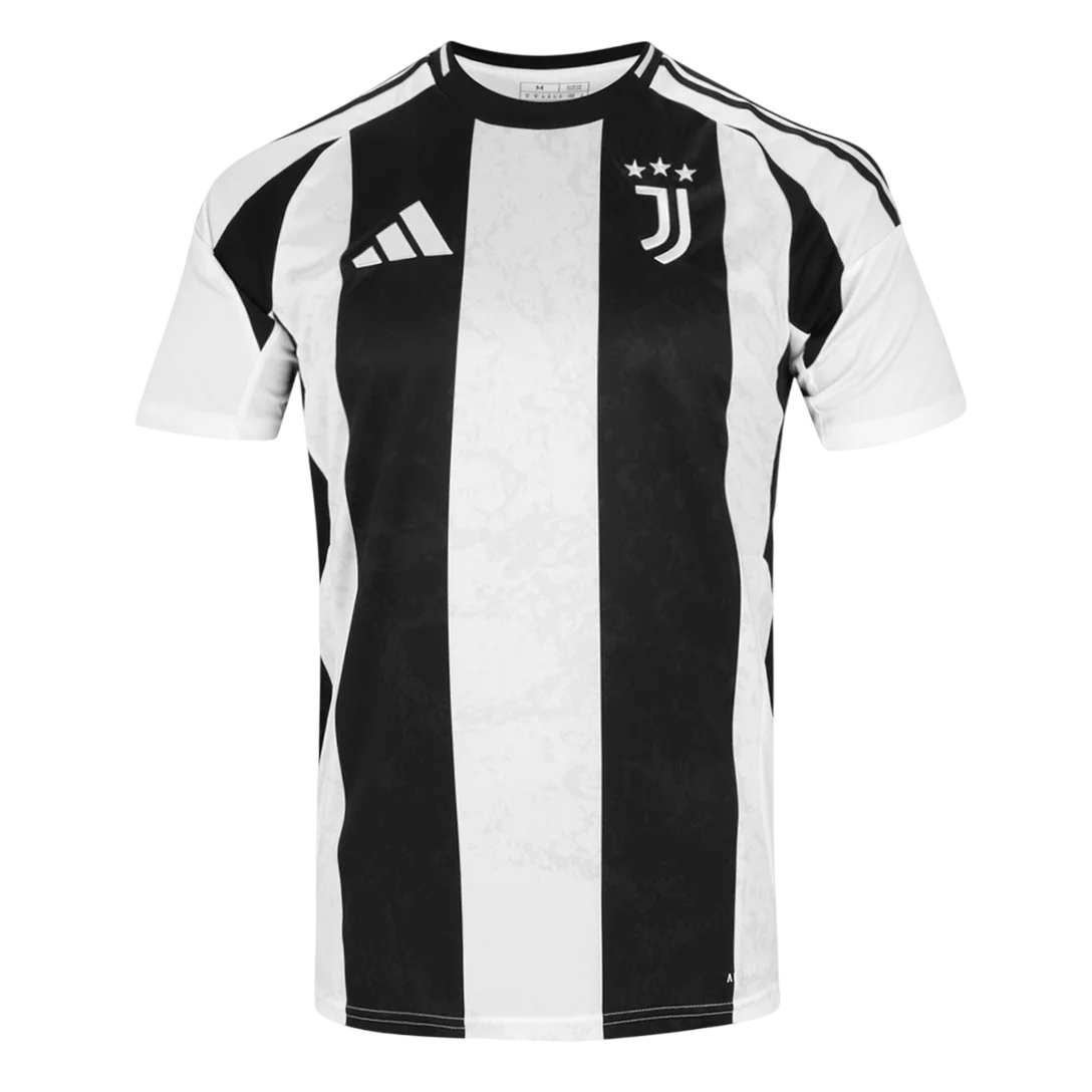 Camisa Juventus I 24/25 - Torcedor Adidas Masculina - Preto e Branco