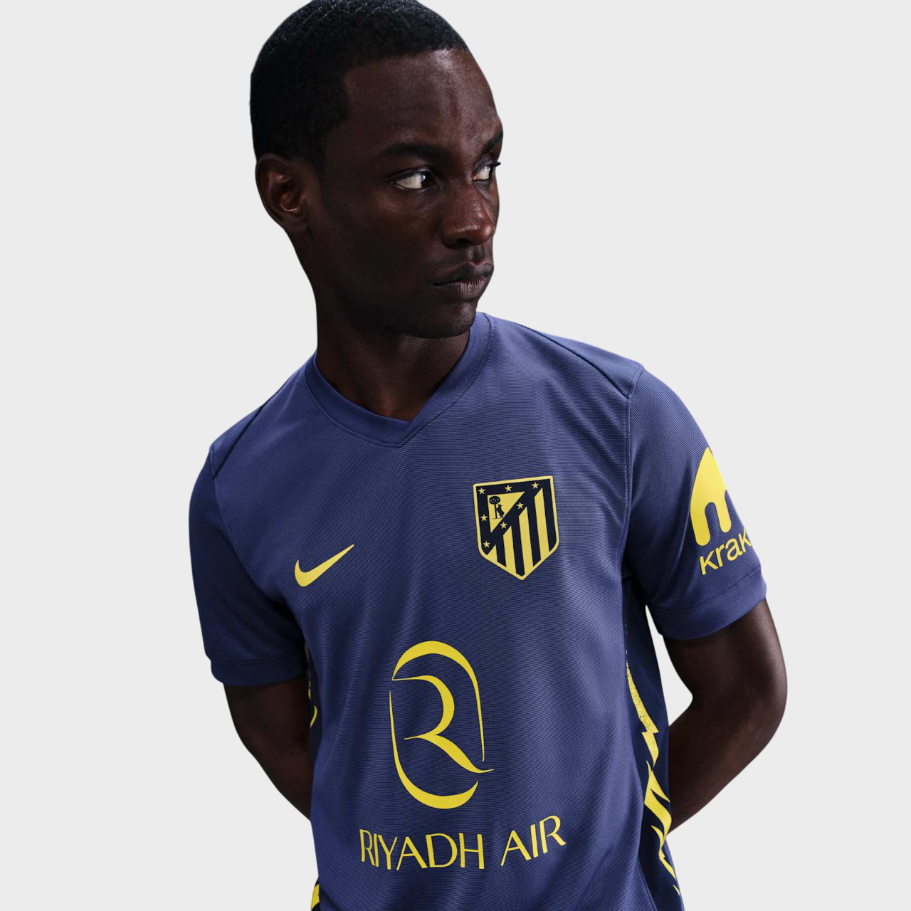 Camisa Atlético de Madrid II 25/26 Torcedor Nike Masculina - Azul Marinho