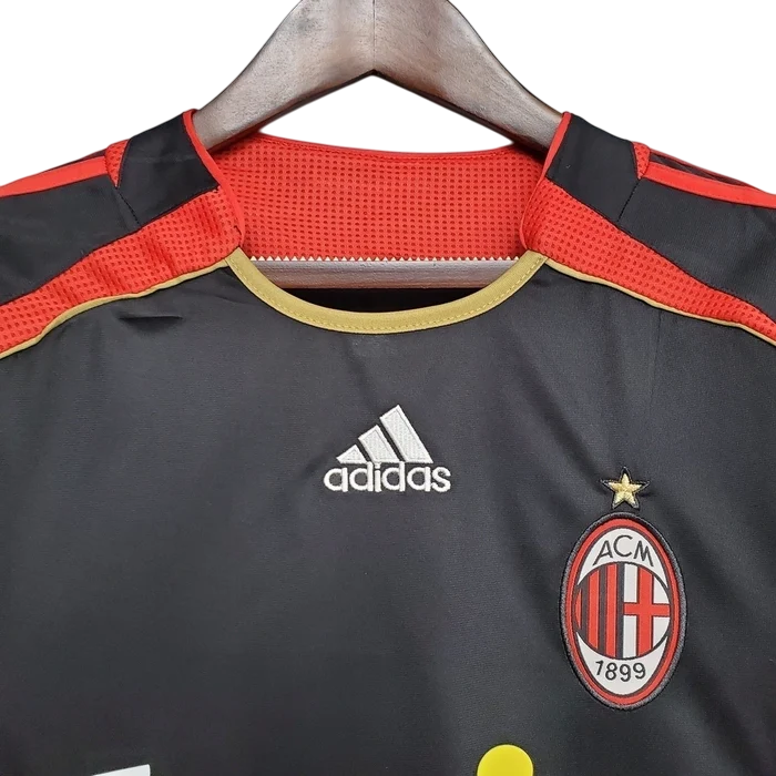 Camisa Milan III 2006/2007 Adidas Torcedor - Preta - Retrô