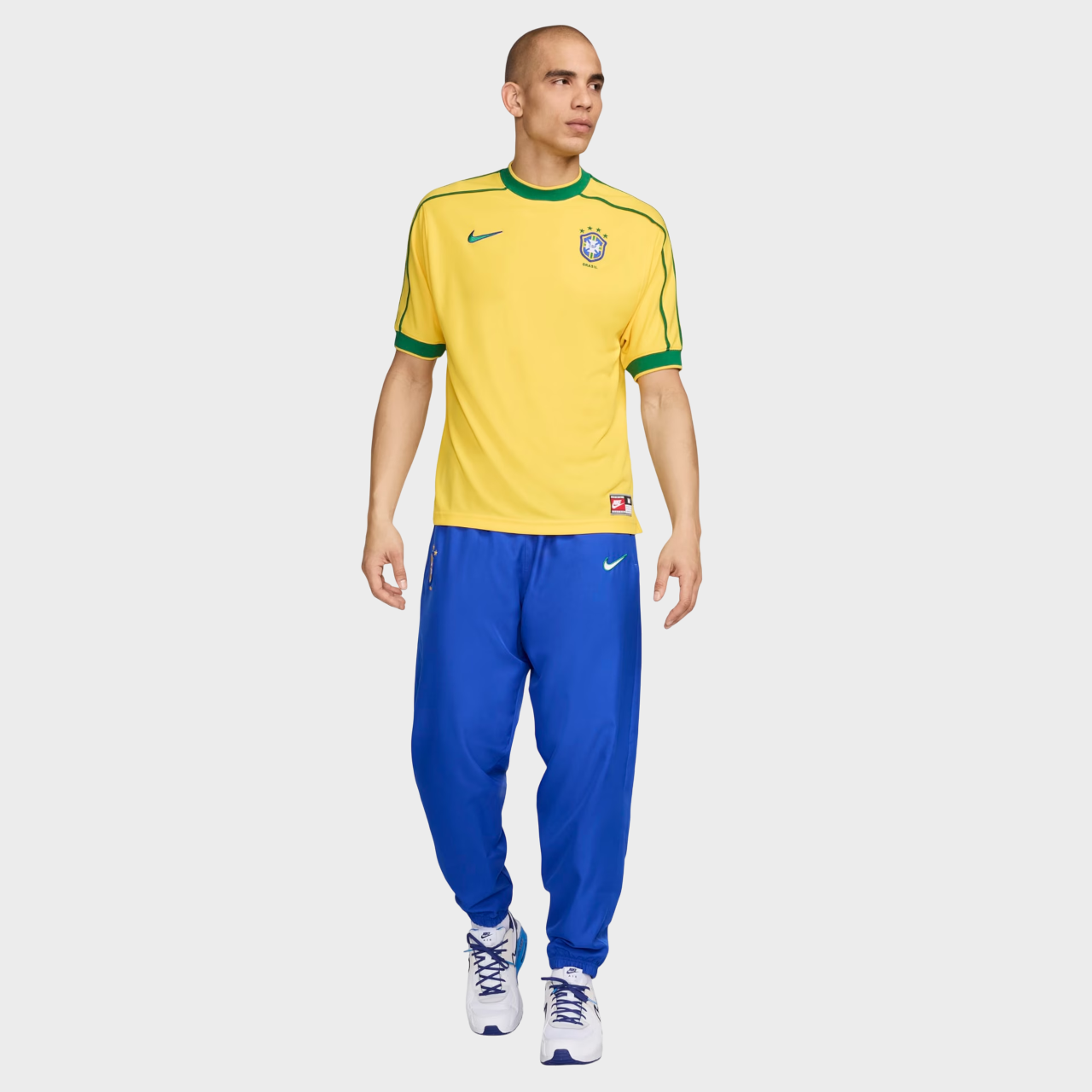Camisa Seleção Brasileira I 1998 Reedição Nike - Retrô - Amarela