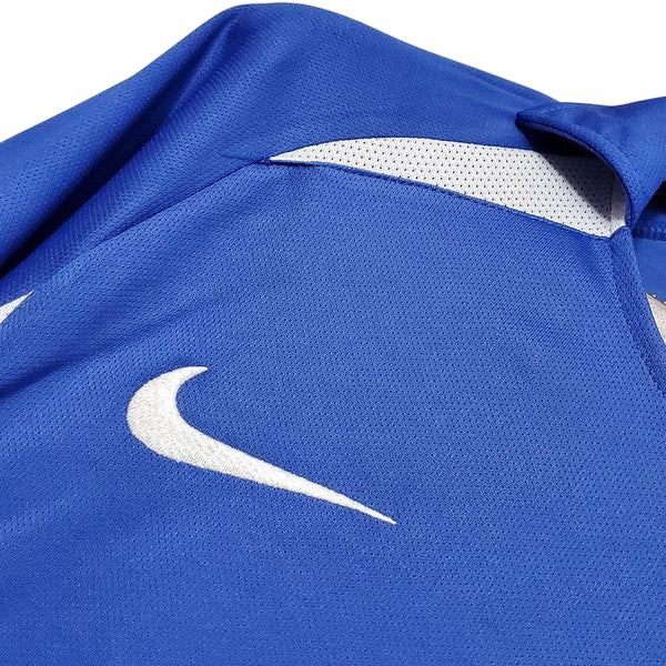Camisa Seleção Brasileira II 2002 Nike - Retrô - Azul