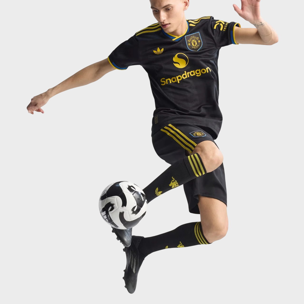 Camisa Manchester United III 25/26 - Torcedor Adidas Masculina - Preta