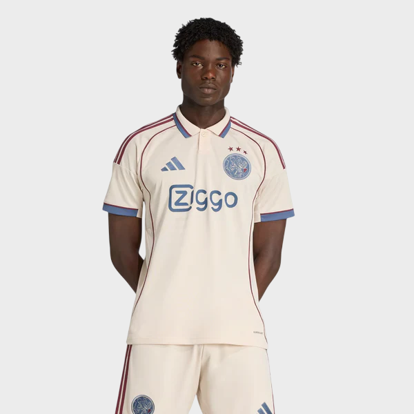 Camisa Ajax III Comemorativa 25/26 Adidas Masculina - Creme