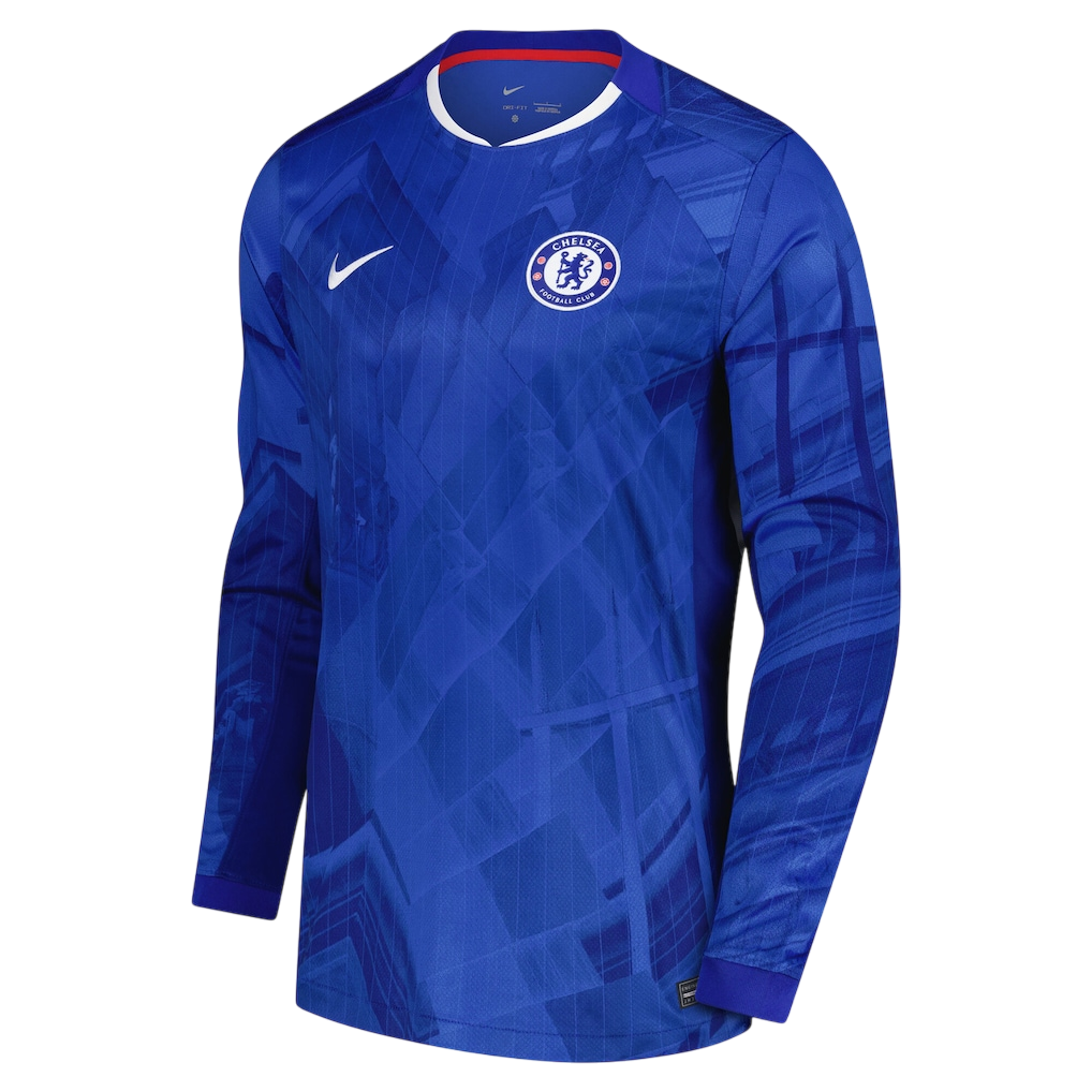 Camisa Chelsea I Manga Longa 25/26 Nike - Azul