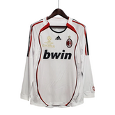 Camisa Milan II 2006/2007 Manga Longa - Retrô - Branca