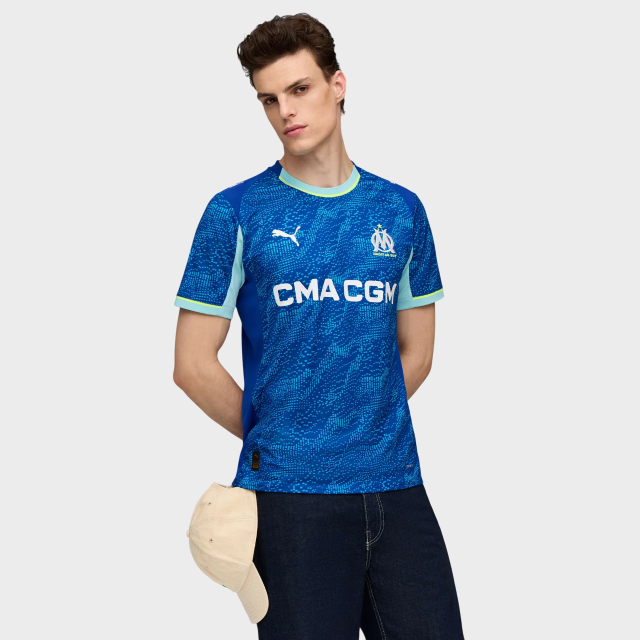 Camisa Olympique de Marseille III 25/26 - Puma - Azul