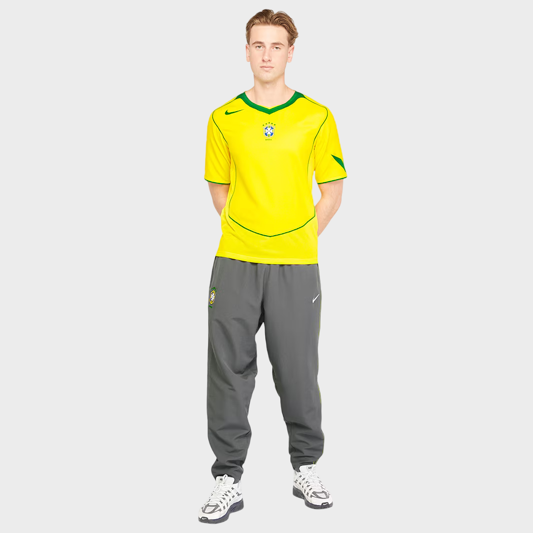 Camisa Seleção Brasileira I 2004 Reedição Nike - Retrô - Amarela