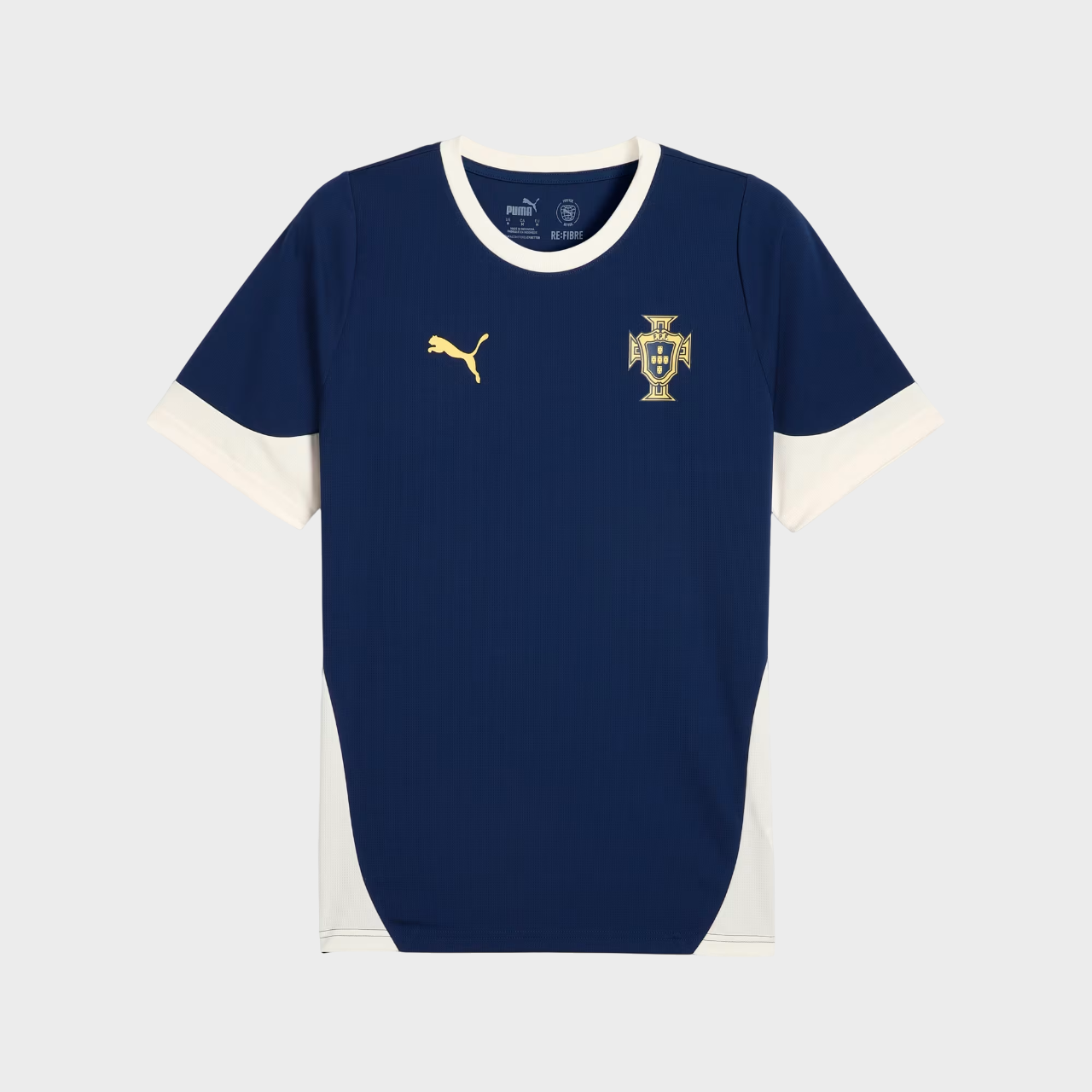 Camisa Portugal Treino 25/26 - Torcedor Puma Masculina - Azul Marinho