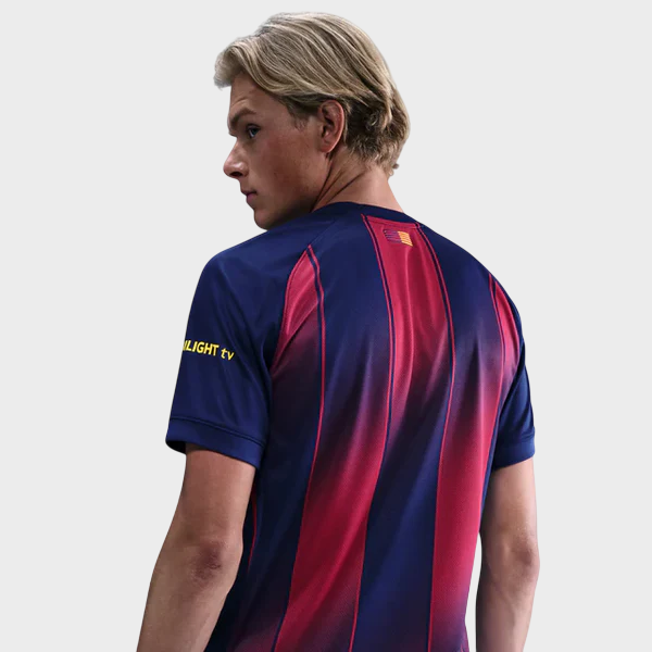 Camisa Barcelona I 25/26 - Torcedor Nike Masculina - Azul e Grená