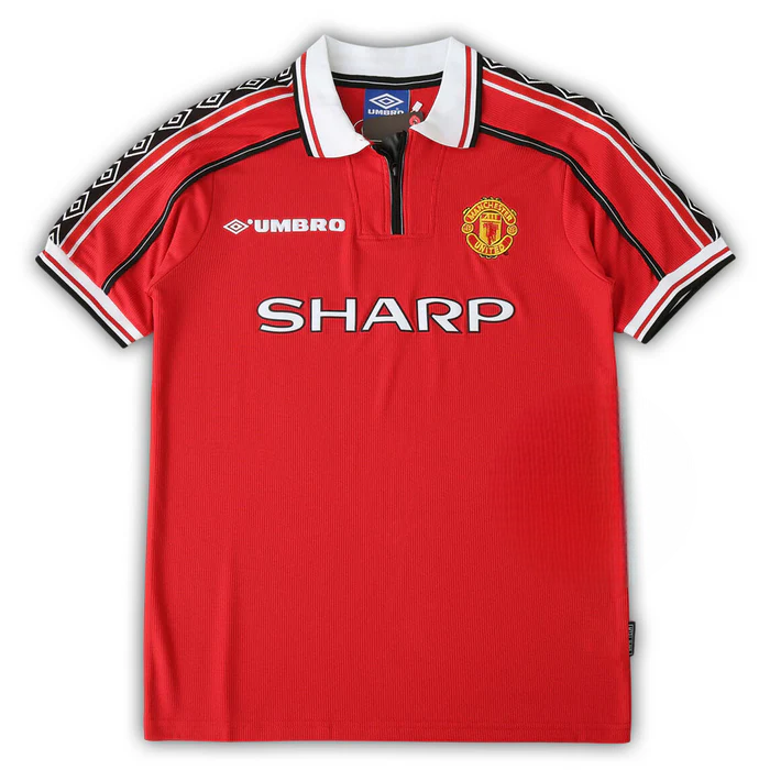 Camisa Manchester United I 1998/1999 - Torcedor Masculina - Vermelha
