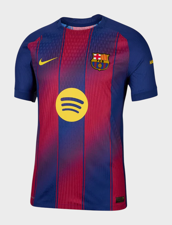 Camisa Barcelona I 25/26 - Jogador Nike Masculina - Azul e Grená