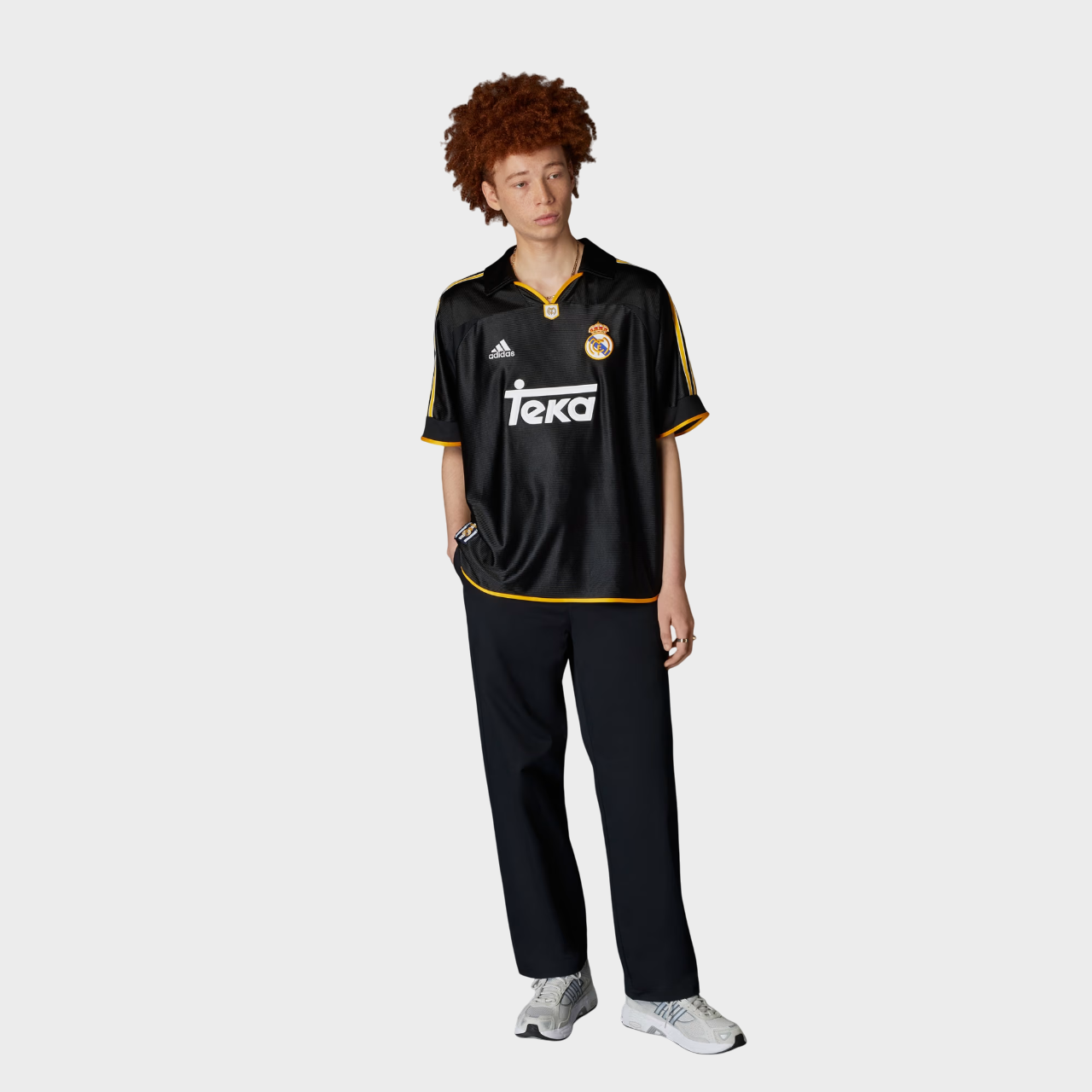 Camisa Real Madrid II 1999/2000 Adidas - Preta - Retrô