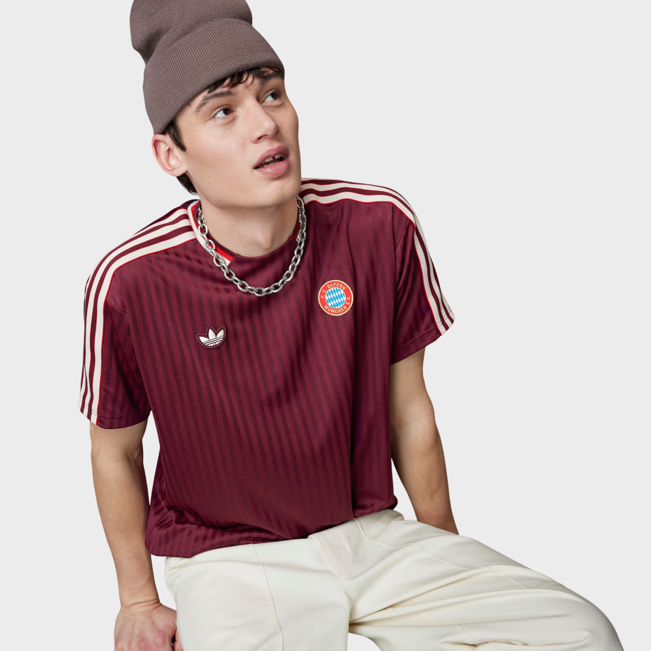 Camisa Bayern de Munique Terrace Icons 25/26 - Adidas - Vermelha