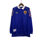 Camisa Japão I Manga Longa 1998 Asics - Azul - Retrô