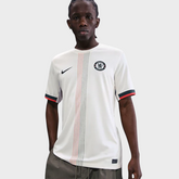 Camisa Chelsea II 25/26 Nike Torcedor Masculina - Branca e Laranja