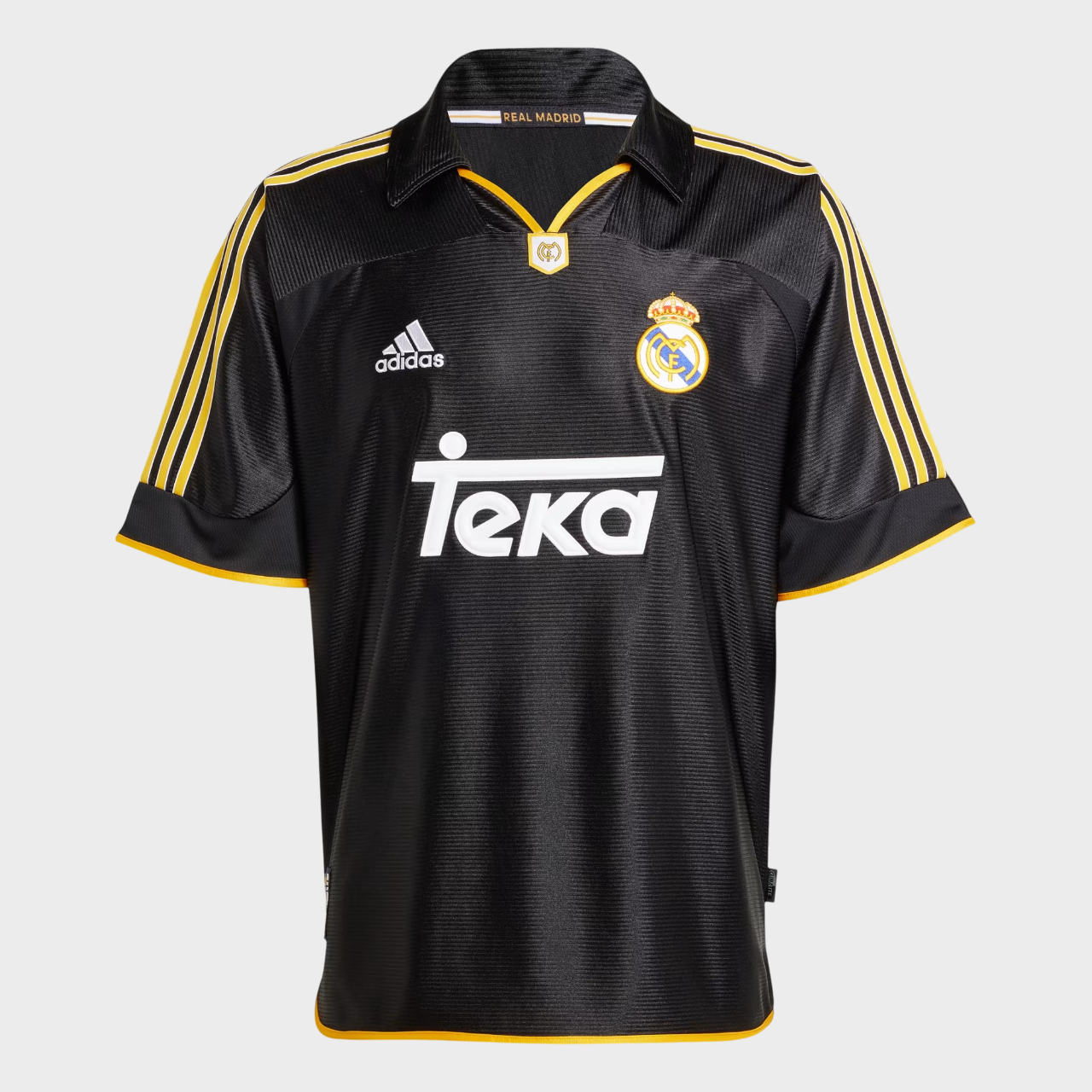 Camisa Real Madrid II 1999/2000 Adidas - Preta - Retrô