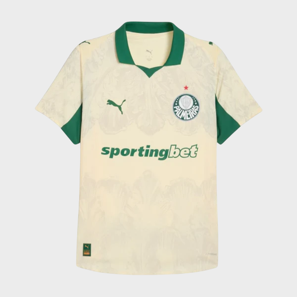 Camisa Palmeiras KIDSUPER 25/26 - Torcedor Puma - Bege