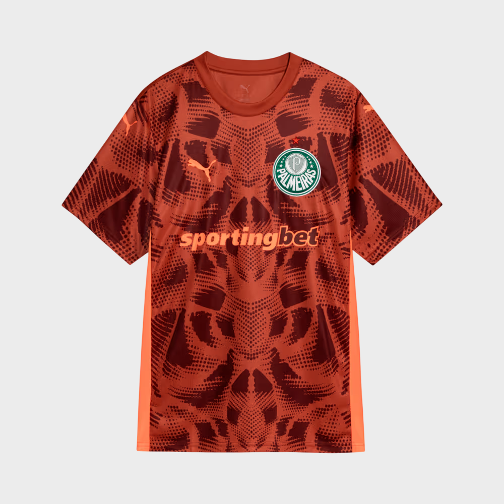 Camisa Palmeiras II Goleiro 25/26 Torcedor Puma - Vermelha