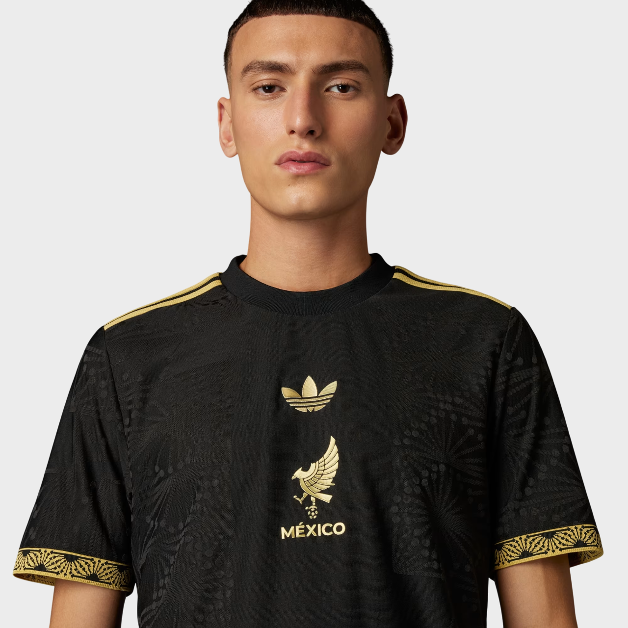 Camisa México de Oro 25/26 - Torcedor - Preta e Dourada