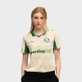 Camisa Palmeiras KIDSUPER Feminina 25/26 - Torcedor Puma - Bege