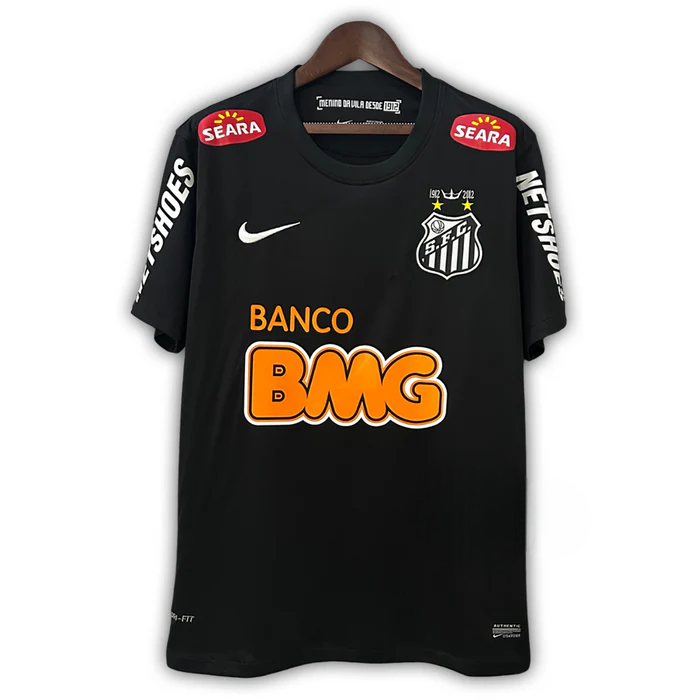 Camisa Santos 2012/2013 Retrô - Preta