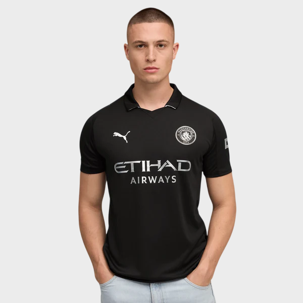 Camisa Manchester City II 25/26 - Torcedor Puma Masculina - Preta