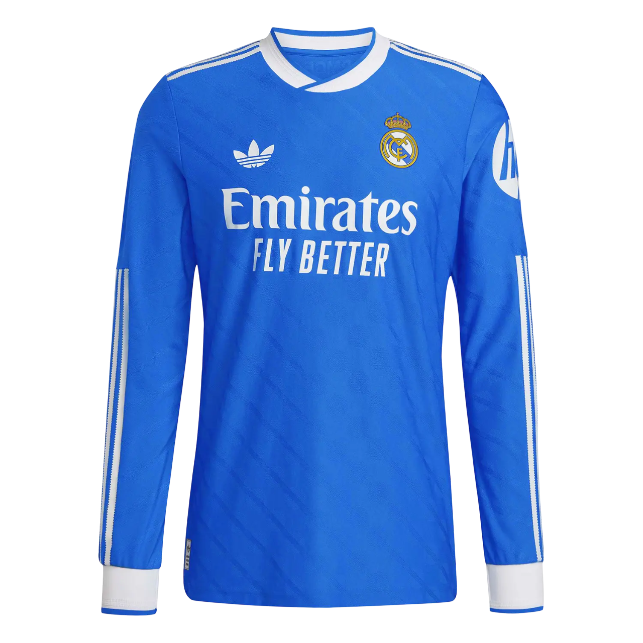 Camisa Real Madrid III Manga Longa 25/26 Torcedor Adidas - Azul