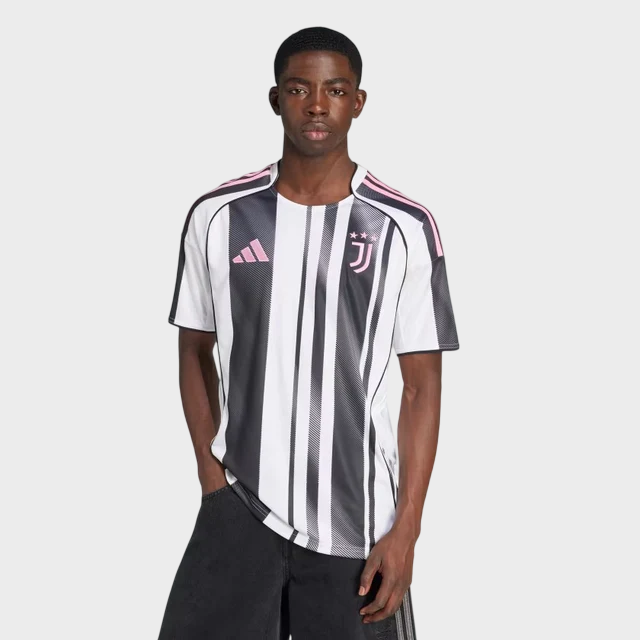 Camisa Juventus I 25/26 - Torcedor Adidas Masculina - Branca e Preta