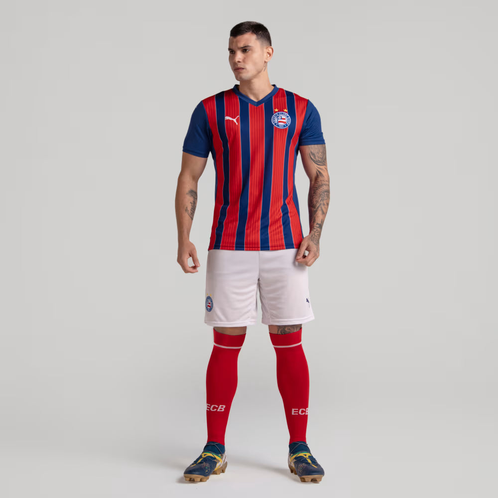 Camisa EC Bahia II 25/26 - Azul e Vermelha