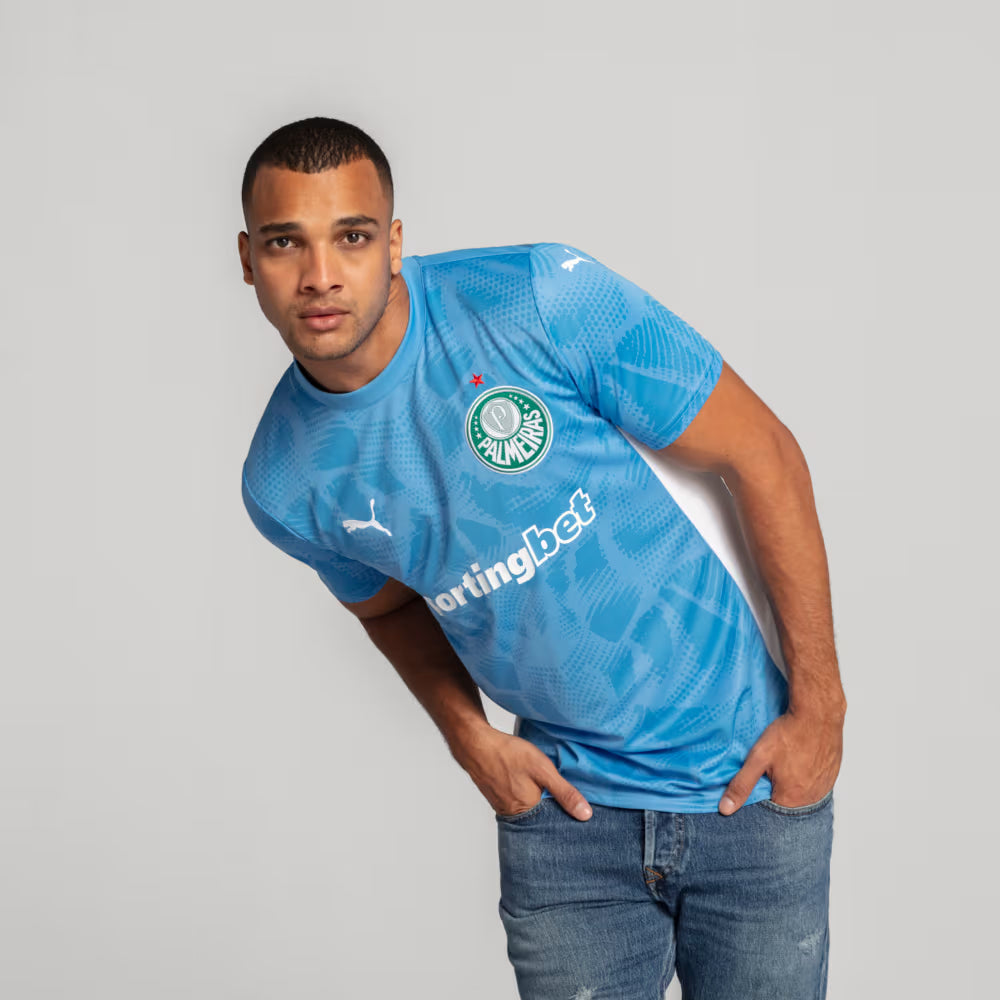 Camisa Palmeiras I Goleiro 25/26 Torcedor Puma - Azul