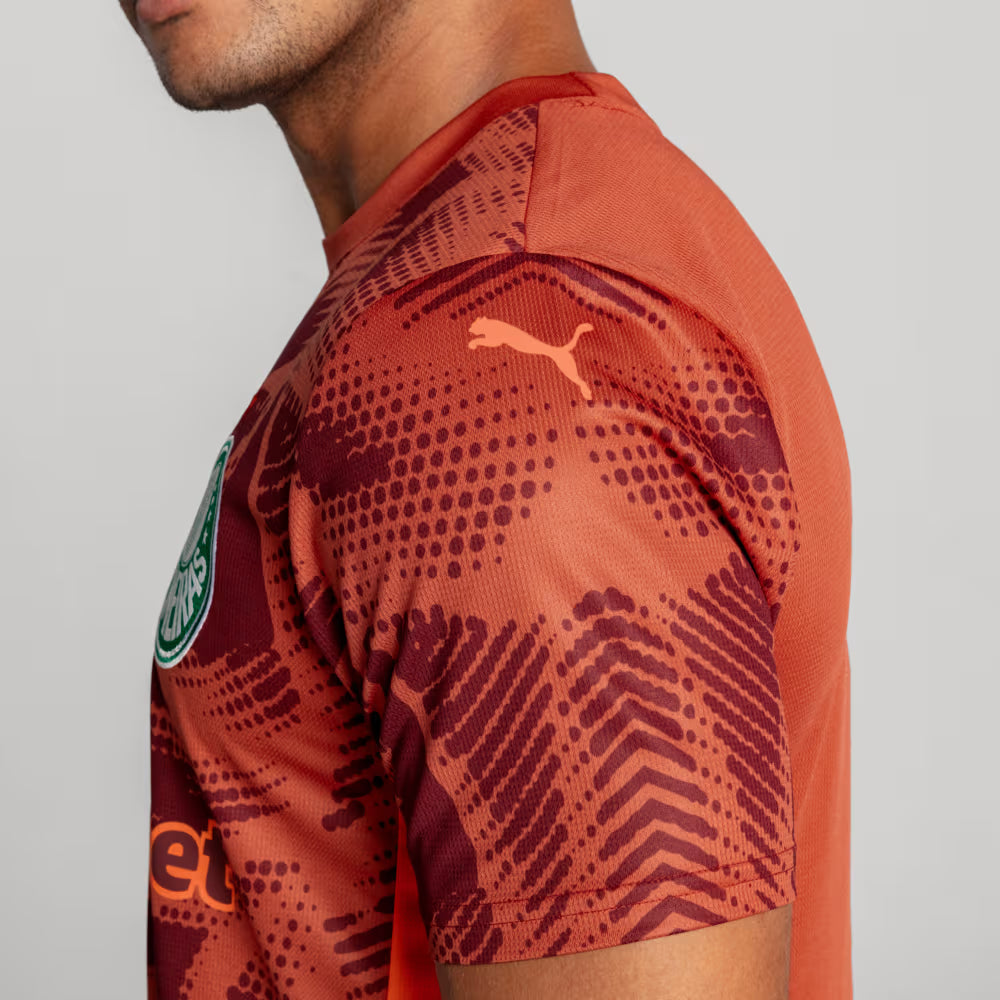 Camisa Palmeiras II Goleiro 25/26 Torcedor Puma - Vermelha