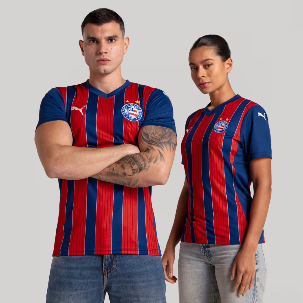Camisa EC Bahia II 25/26 - Azul e Vermelha