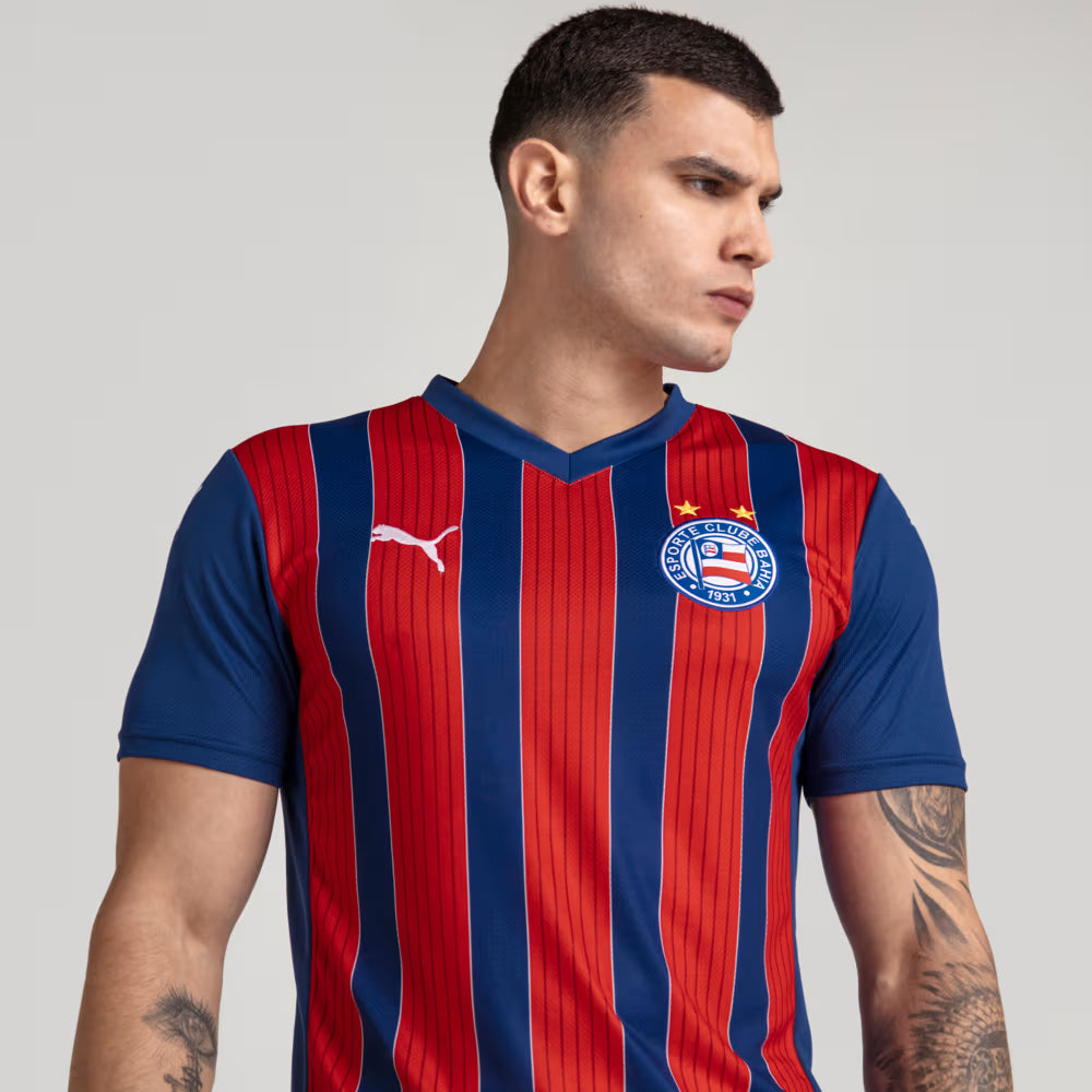 Camisa EC Bahia II 25/26 - Azul e Vermelha