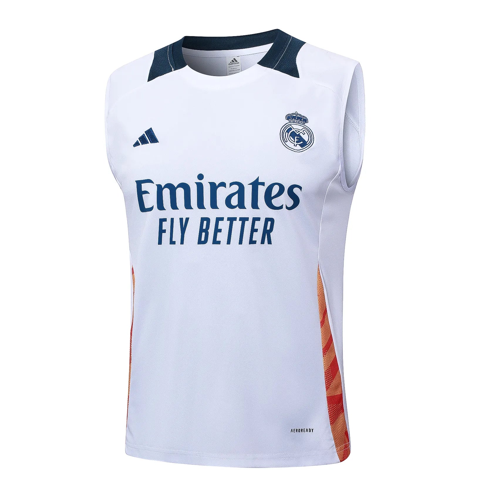 Conjunto Real Madrid Treino Regata 24/25 - Branco