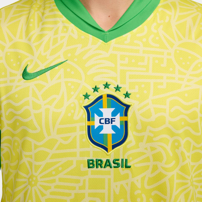 Camisa Brasil Home 24/26 - Torcedor Nike Masculino - Amarelo