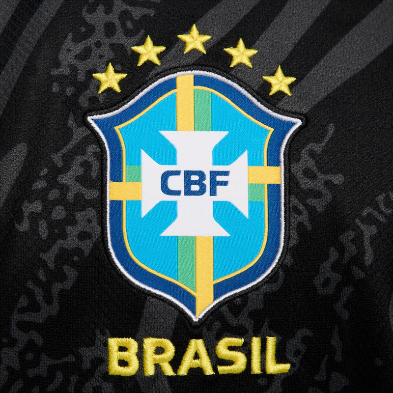 Camisa Brasil Goleiro 24/26 - Torcedor Nike Masculino - Preto