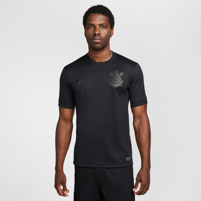 Camisa Corinthians Away 24/25 - Torcedor Nike Masculino - Preto