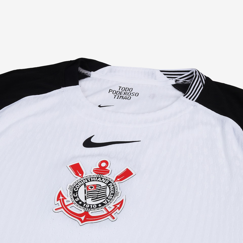 [PRÉ VENDA] Camisa Corinthians Home 25/26 - Torcedor Nike Masculino - Branco