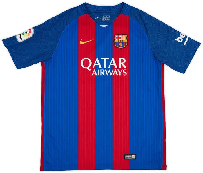 Camisa Barcelona Home 16/17 - Retrô Masculino - Grená