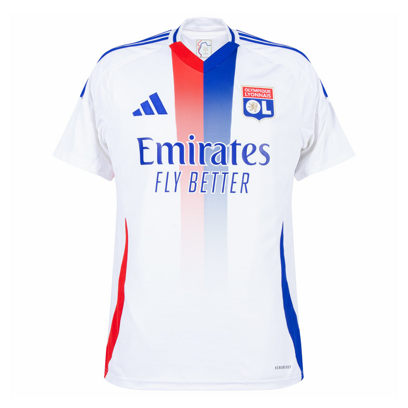 Camisa Lyon Home 24/25 - Torcedor Nike Masculino - Branco