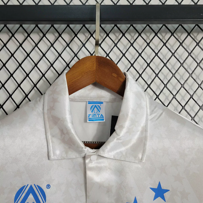 Camisa Cruzeiro Away 1993/94 - Retrô Finta Masculino - Branco