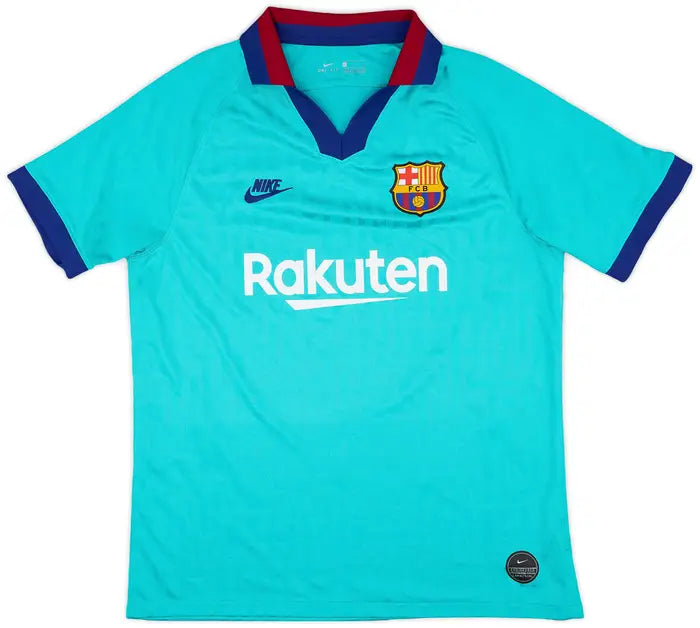 Camisa Barcelona Away 19/20 - Retrô Masculino - Azul