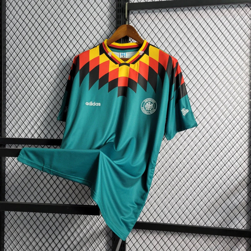 Camisa Alemanha II 1994 - Adidas - Verde - Retrô