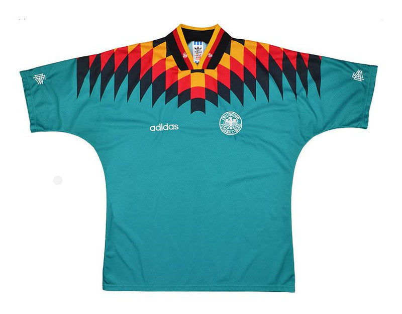 Camisa Alemanha II 1994 - Adidas - Verde - Retrô