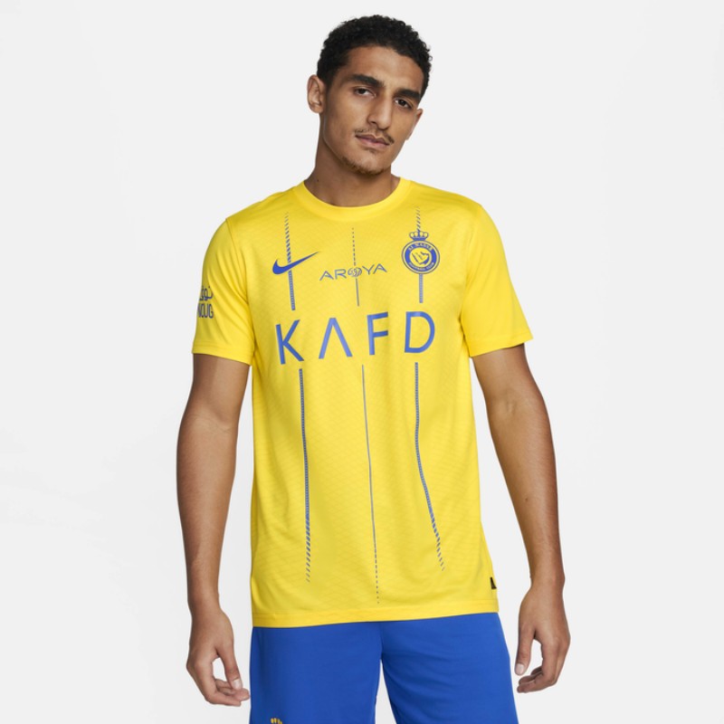 Camisa Al-Nassr I 23/24 Torcedor Masculina - Amarelo