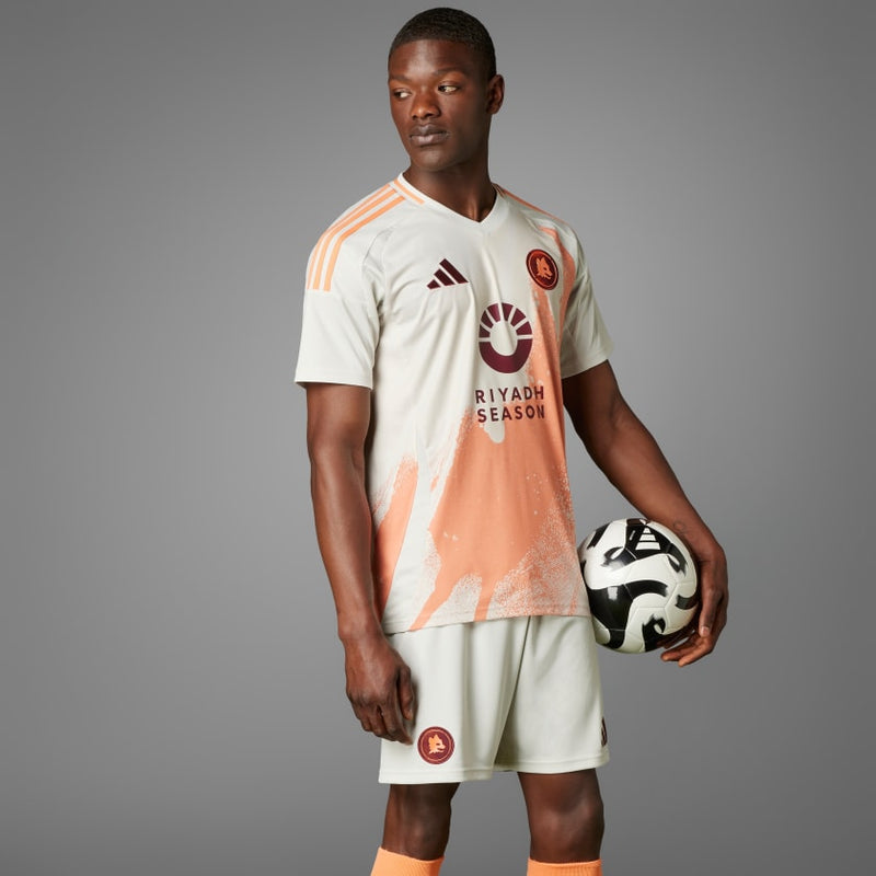 Camisa Roma Away 24/25 - Torcedor Adidas Masculino - Branco