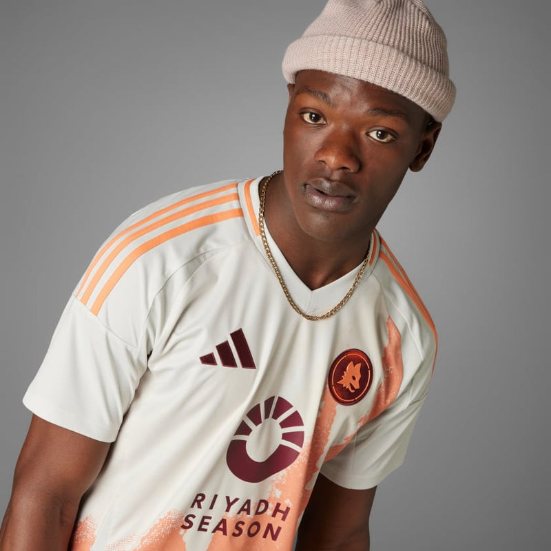 Camisa Roma Away 24/25 - Torcedor Adidas Masculino - Branco